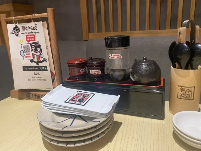 Izakaya Unatoto Viet Nam Nguyen Thi Thap Quan 7 TPHCM menu 1 768x576