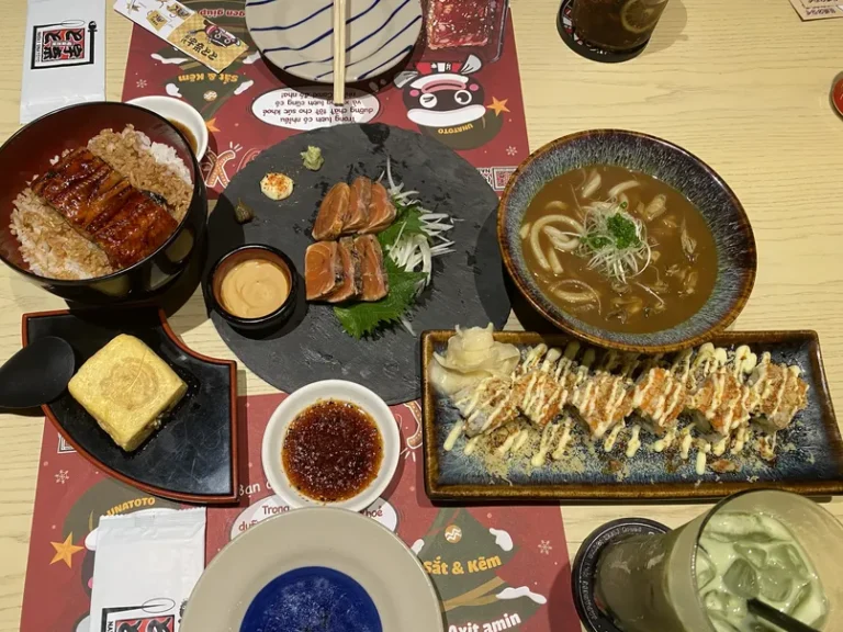 Izakaya Unatoto Viet Nam Nguyen Thi Thap Quan 7 TPHCM menu 10 768x576