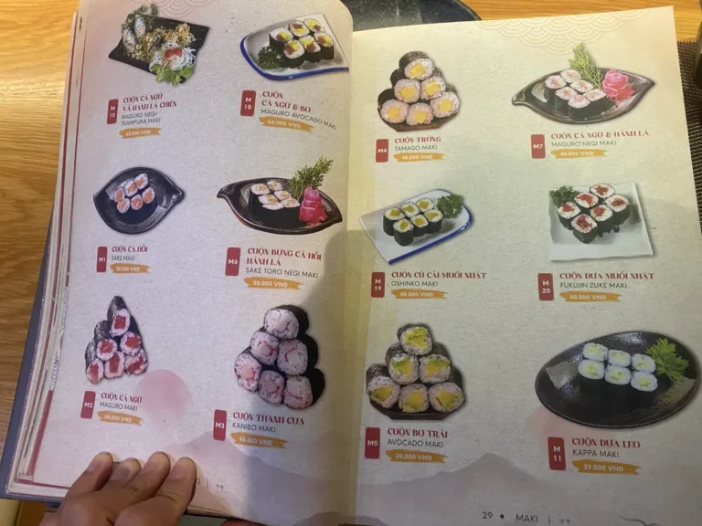 Sushi Bon Hoang Dieu 2 Thu Duc TPHCM menu 16 768x576
