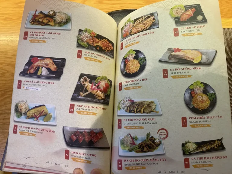 Sushi Bon Hoang Dieu 2 Thu Duc TPHCM menu 24 768x576