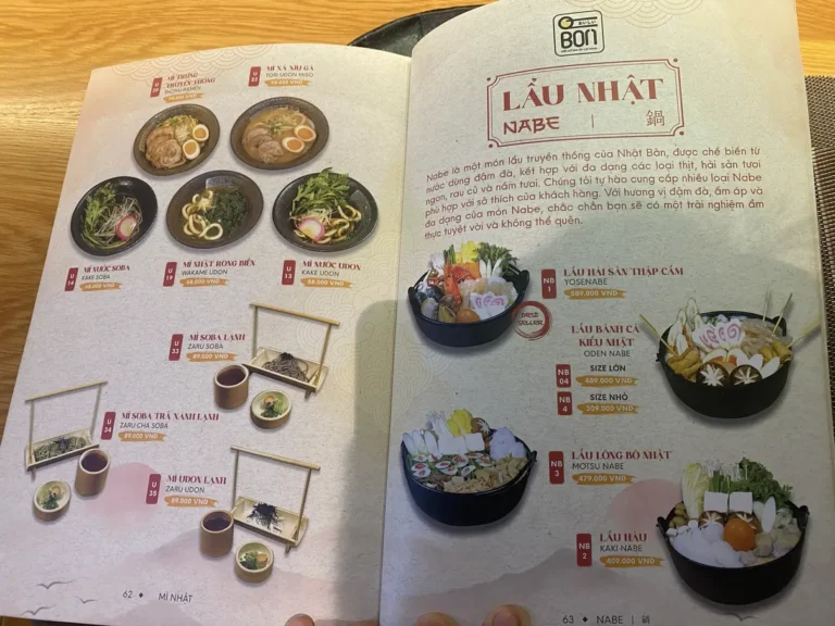 Sushi Bon Hoang Dieu 2 Thu Duc TPHCM menu 32 768x576