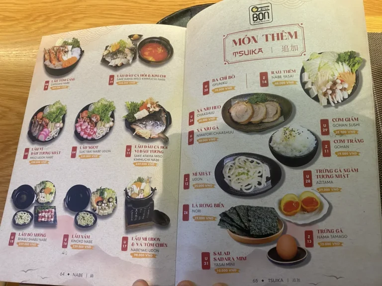 Sushi Bon Hoang Dieu 2 Thu Duc TPHCM menu 33 768x576