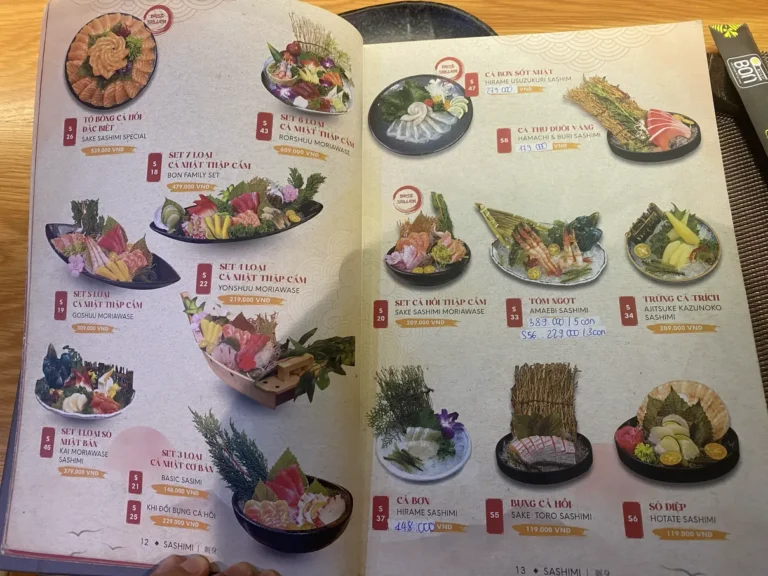 Sushi Bon Hoang Dieu 2 Thu Duc TPHCM menu 8 768x576