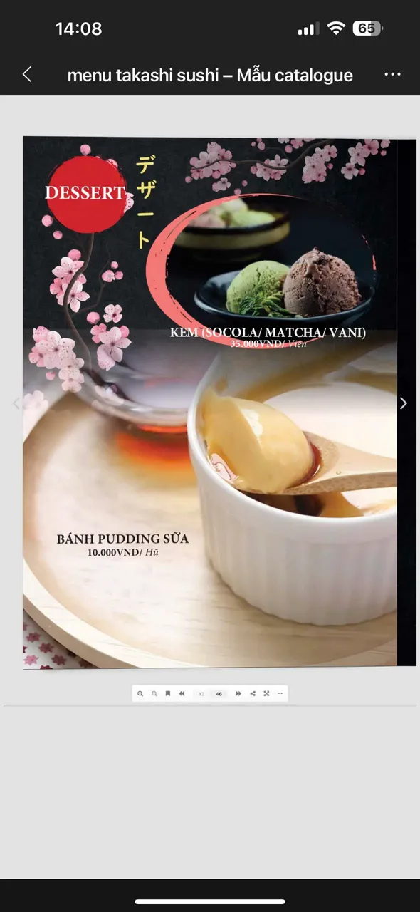 Takashi Sushi Binh Chanh menu 40