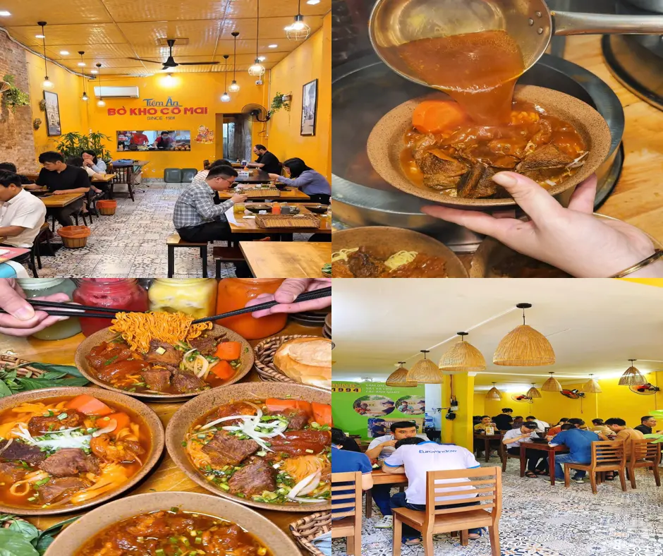 Bún bò - Bò kho cô Mai Quận 1