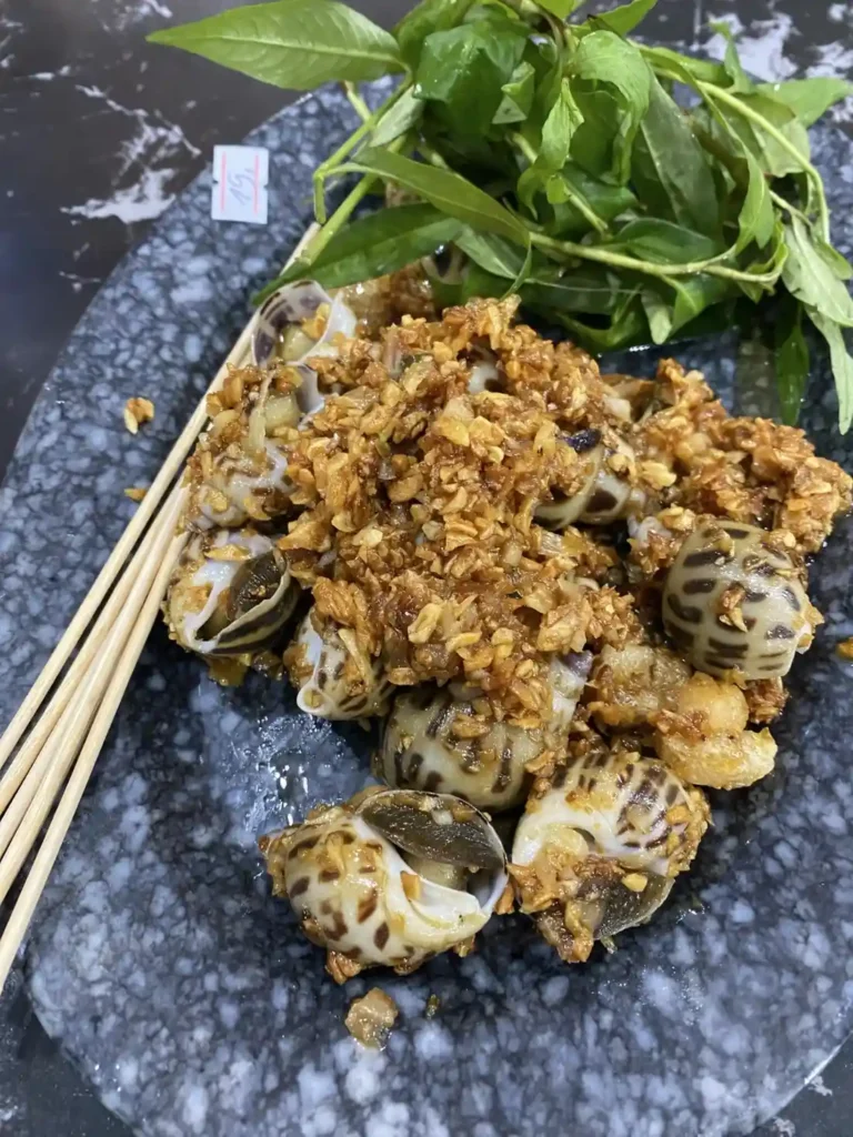 Ốc hương xào bơ tỏi