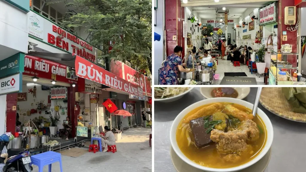 Bún riêu gánh 163 Đ. Lê Thánh Tôn, Phường Bến Thành, Quận 1, Hồ Chí Minh, Vietnam