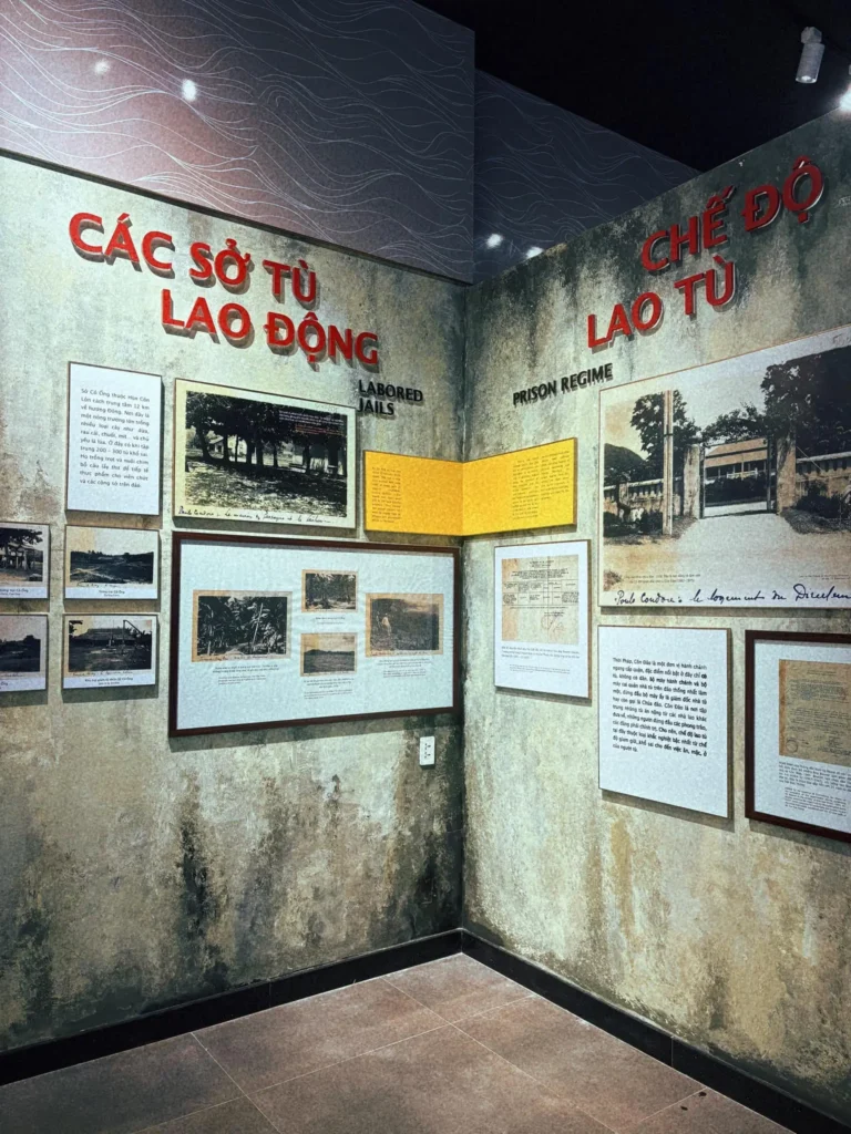 không gian ben trong Bảo tàng Tôn Đức Thắng