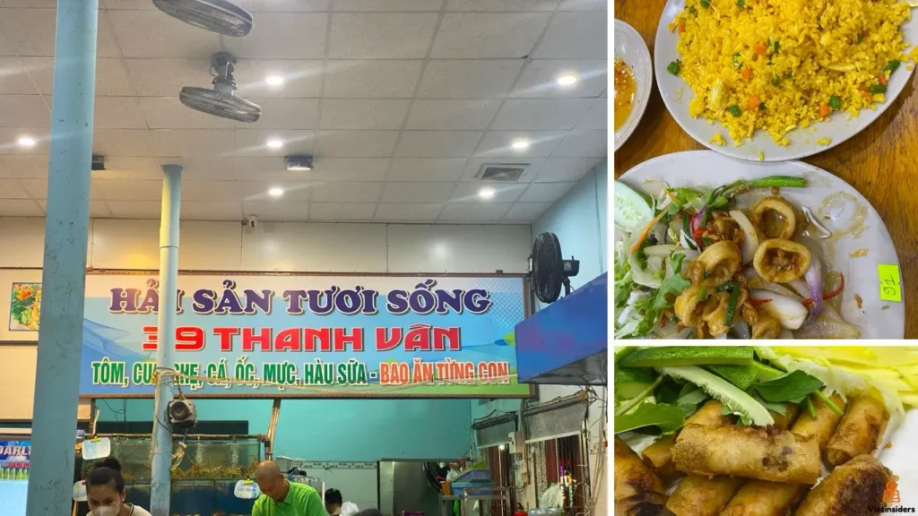 Quán Hải sản Thanh Vân ở Làng Chài Phước Hải