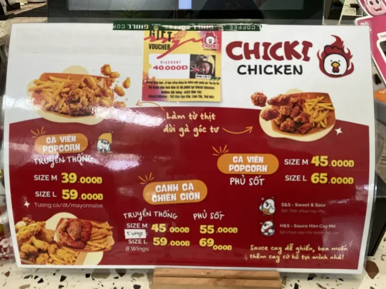 Ghill Coffee Thu Duc menu 1 768x576