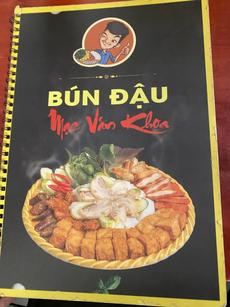 Bun dau Mac Van Khoa QL13 Binh Thanh TPHCM menu 1 768x1024