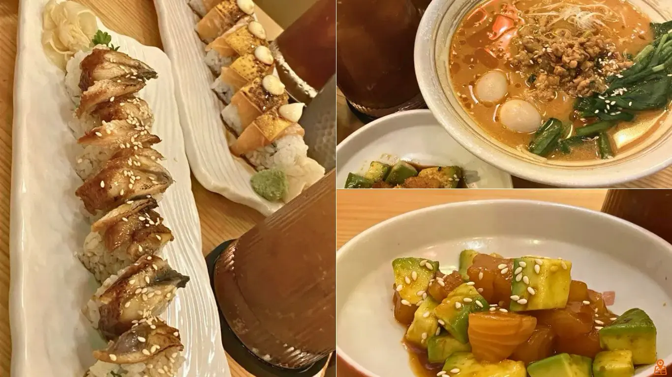 Món ăn tại UTAGE Yokocho