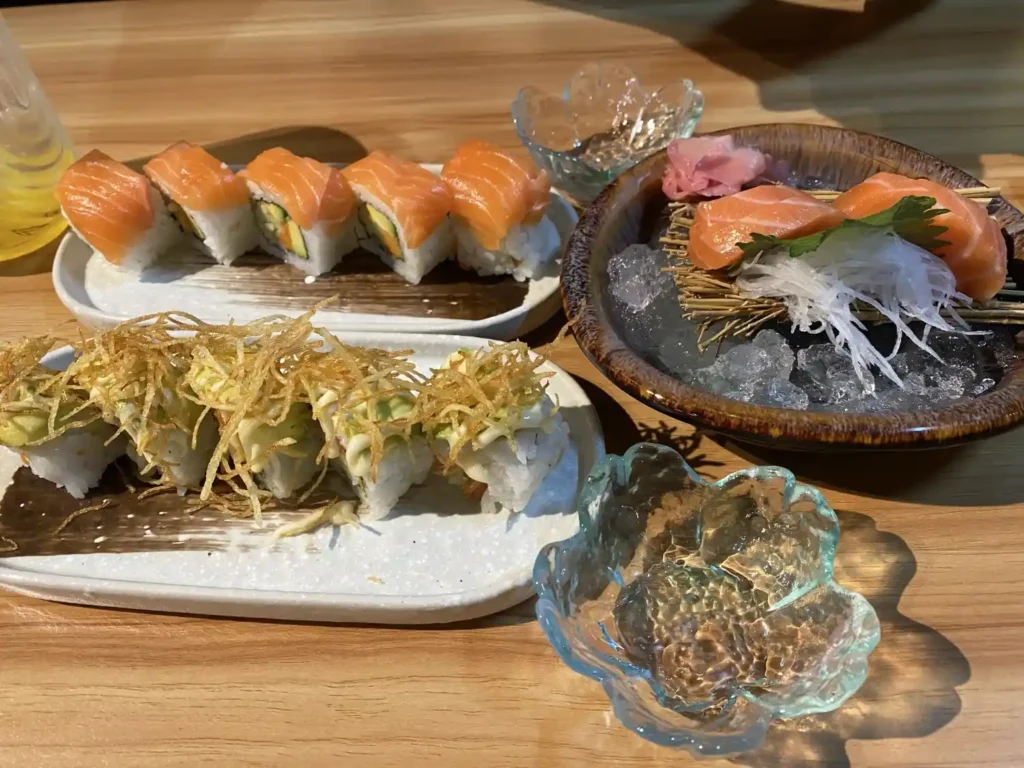 Món ăn tại Sugi Sashimi Thủ Đức