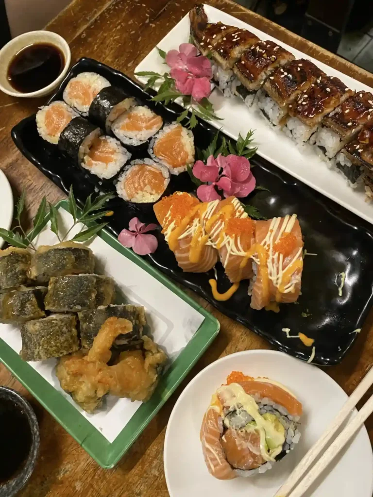 Món ăn tại Sushi Osaka Thủ Đức