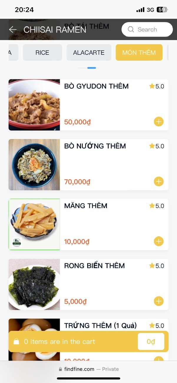 Chiisai Ramen Menu 10