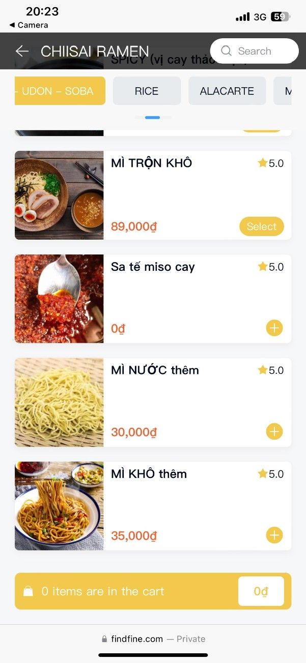 Chiisai Ramen Menu 4