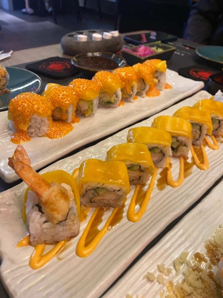 Sushi tại Sushi Masa Lê Văn Sỹ