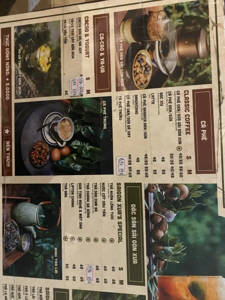 Tiem Ca Phe Sai Gon Xua Tran Phu Quan 5 menu 4 768x1024