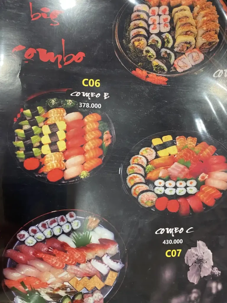 Thien Du Sushi Tran Hung Dao menu 2 768x1024