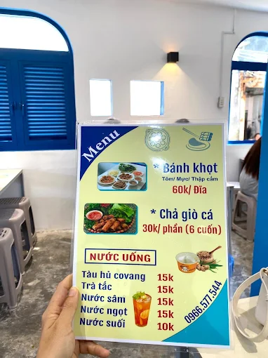 Banh Khot Cay Bang Phuoc Hai menu
