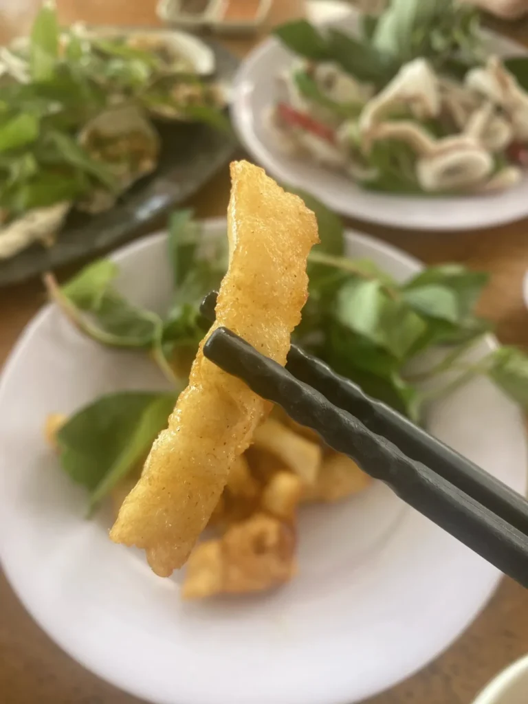 Chả mực tại quán Hải Sản Làng Chài