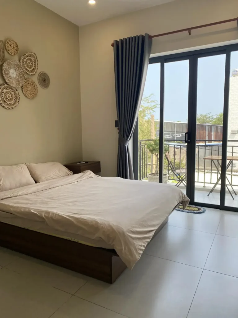 Không gian phòng đơn Nhà An homestay Phước Hải
