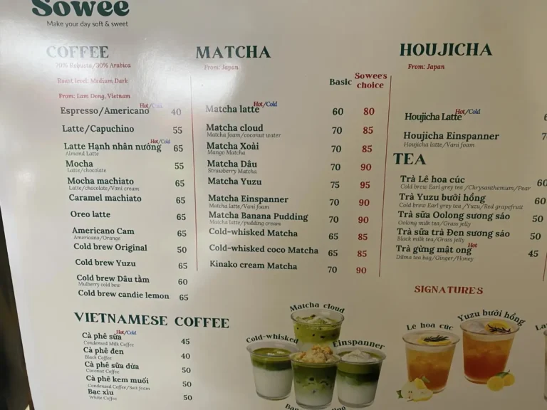 Sowee Space Ly Chinh Thang menu 768x576