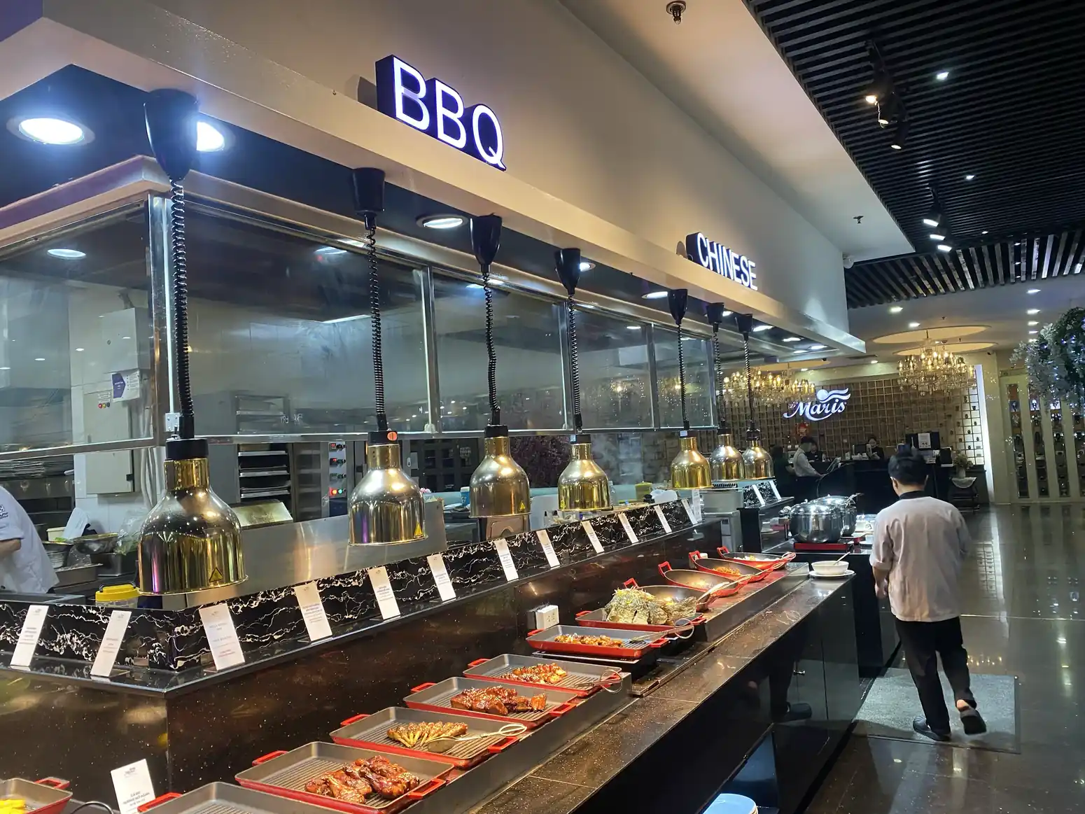 Quầy BBQ tại D'Maris Lotte Mart Q7