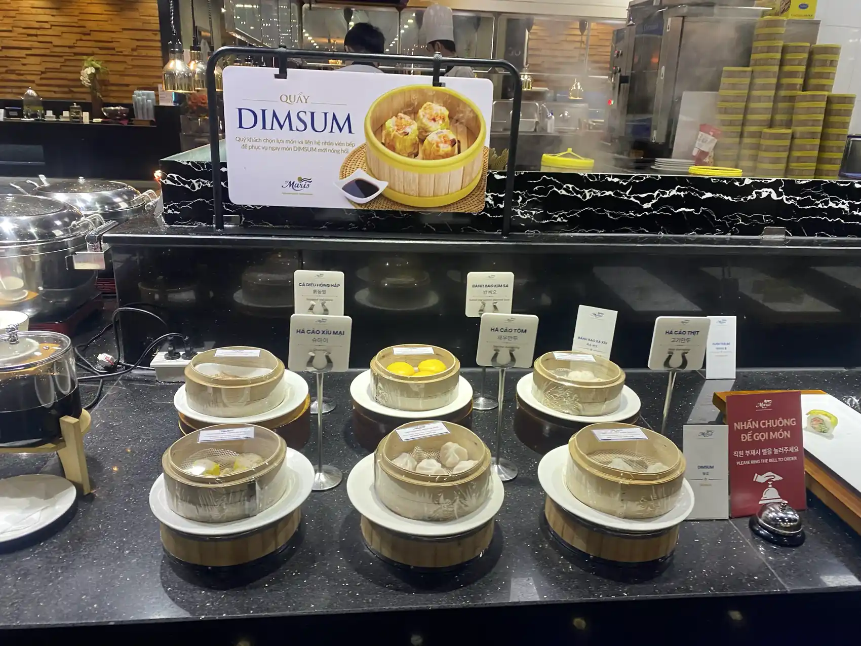 Khu dimsum tại D'Maris Lotte Mart Q7