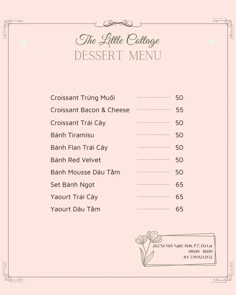 The Little Cottage Da Lat menu 1 1 768x960