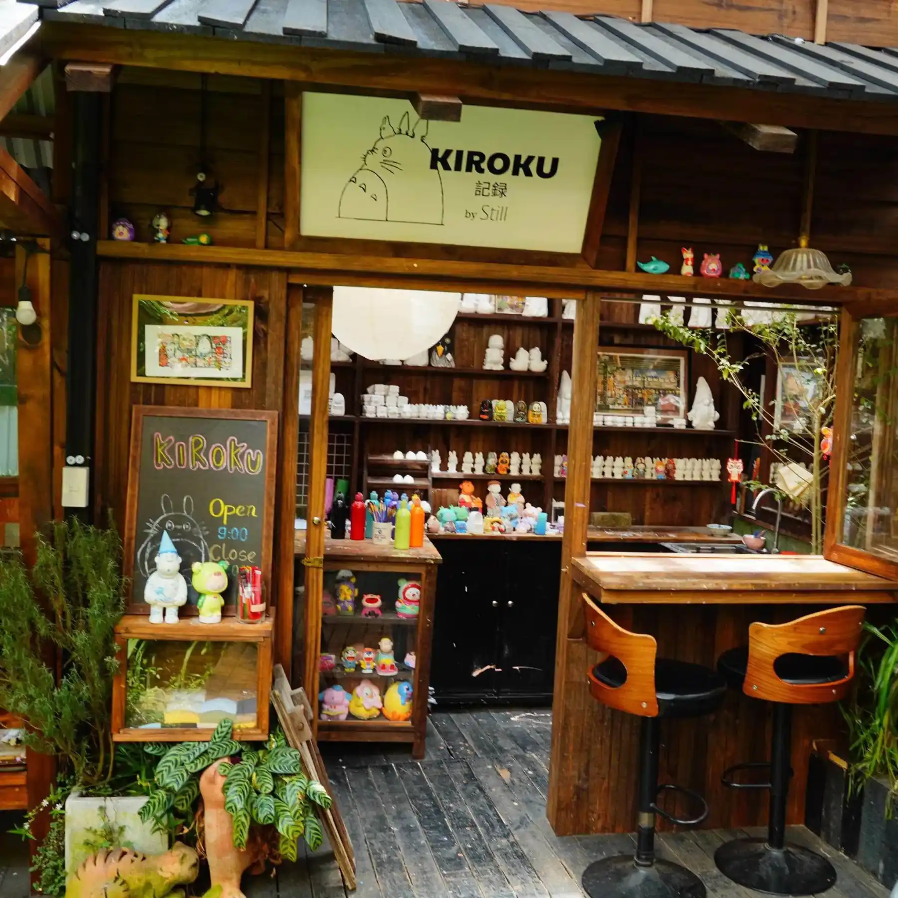 Gian gỗ Kiroku trong khu tổ hợp Still Cafe Đà Lạt